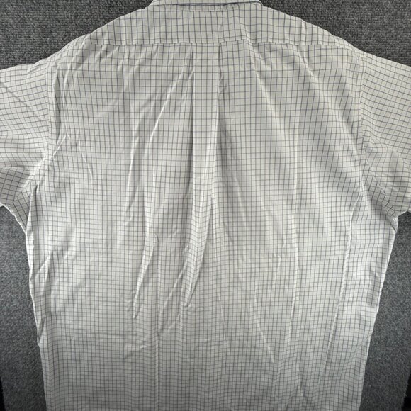 Brooks Brothers 17 34 Traditional Non-Iron Check All Cotton Button-Down Blue - Picture 11 of 11